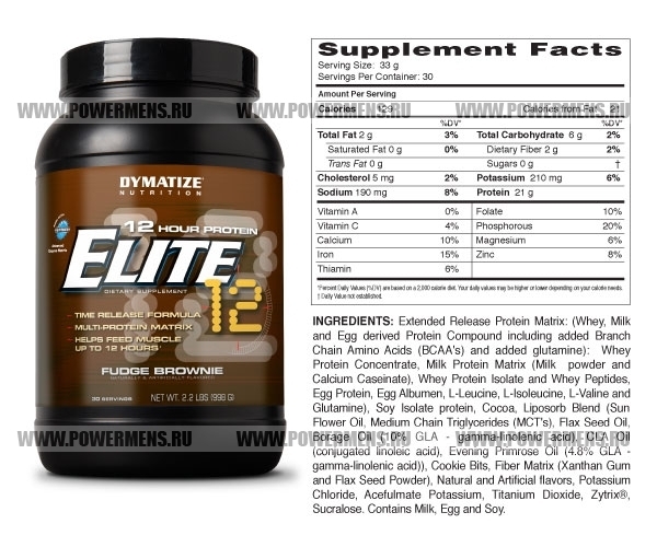Отзывы Dymatize Nutrition, Elite 12 Hour Protein (1000гр)