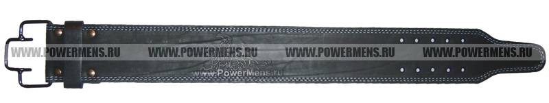 Купить в СПб PowerMens, Ремень для пауэрлифтинга кожаный (черный)