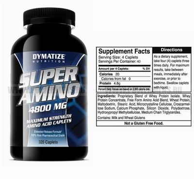 Заказать Dymatize Nutrition, Super Amino 4800 (325таб)