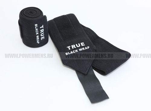 Купить Inzer True Black Knee Wraps, кистевые бинты (60 см)