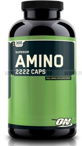 Купить Optimum Nutrition, Superior Amino 2222 Caps (300 капс)