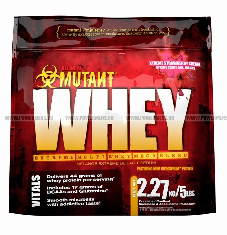 Купить Mutant, Whey 5 lb (2270 гр)