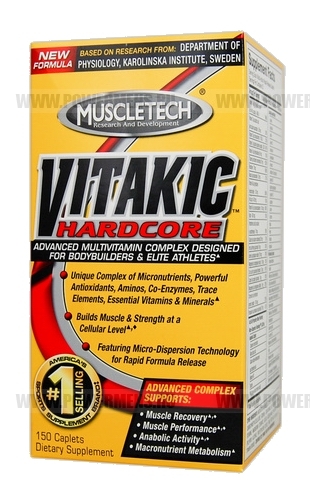 Купить Muscletech, Vitakic Hardcore (150 капс)