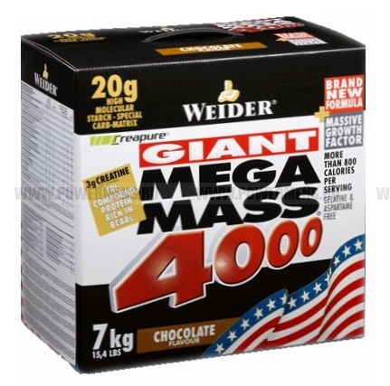 Заказать Weider, Mega Mass 4000 (7 кг)