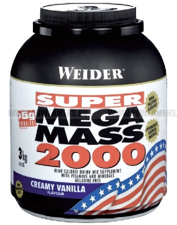 Купить Weider, Mega Mass 2000 (3 кг)