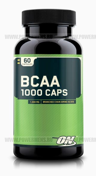 Заказать Optimum Nutrition, BCAA 1000 caps (60капс) распродажа