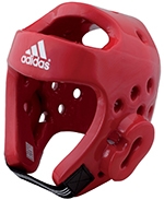 Adidas Head Guard Dip Foam WTF, Шлем для тхэквондо арт.ADITHG01 (красный)