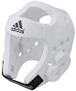 Adidas Head Guard Dip Foam WTF, Шлем для тхэквондо арт.ADITHG01 (белый)