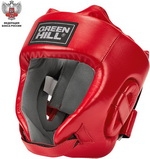 Greenhill Боксерский шлем CHAMPION одобренный Федерацией Бокса России красный (HGC-10303FBR)