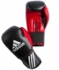Adidas, Перчатки боксерские RESPONSE, арт.adiBT01 (черно-красные)