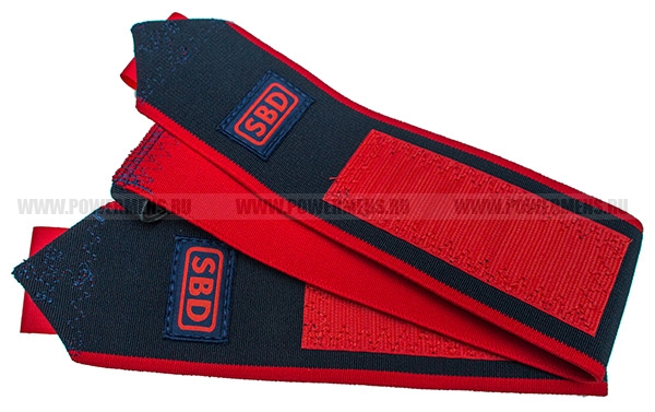 Купить SBD, Кистевые бинты (р.S-40см, flexible - темно-синий) - ограниченная серия