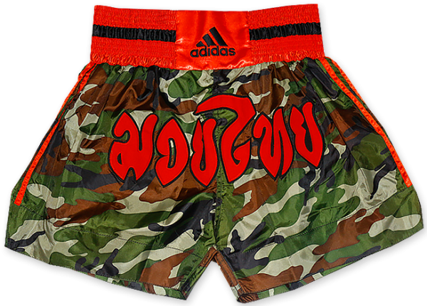 Заказать Adidas Camouflage, Трусы для тайского бокса, арт.ADISKC01