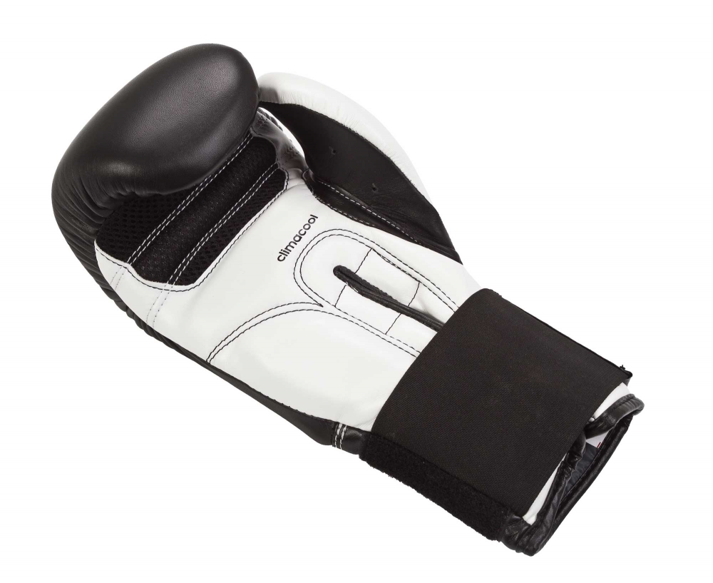 Купить в Москве Adidas Performer, Боксерские перчатки НАТУР кожа ADIBC01 (черно-белые)