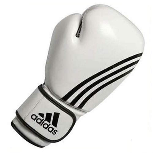 Купить Adidas Box-Fit, Боксерские перчатки, арт. ADIBL04/A (Белый/Черный)