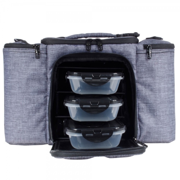 Отзывы 6 Pack Fitness, Innovator 300 - сумка с контейнерами для еды STATIC (LIMITED EDITION)