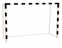 Ворота для мини-футбола, гандбола с разметкой, профиль 80х80 мм (без сетки)
