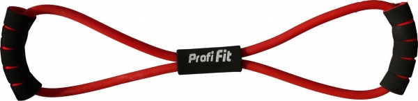 Отзывы Эспандер трубчатый PROFI-FIT, восьмерка, красный, сопротивление сильное 7,5 кг