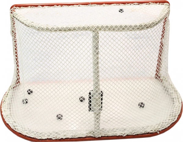 Заказать Сетка хоккей Д-2,2мм, яч. 40x40, цвет белый-зеленый. Для ворот  1.25x1.85x1.30м. ПП