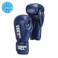 GREEN HILL, Боксерские перчатки REX WAKO Approved (синий) арт. BGR-2272w