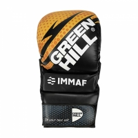 BG-LRG Большая рекламная перчатка MMA IMMAF Approved золотая