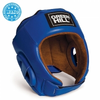 GREEN HILL, Кикбоксерский шлем BEST WAKO Approved (синий) арт. HGB-4016w