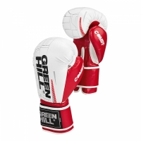 BGC-2270a Боксерские перчатки COMET бело-красные